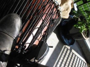 Speciale spanstaaf voor djembe